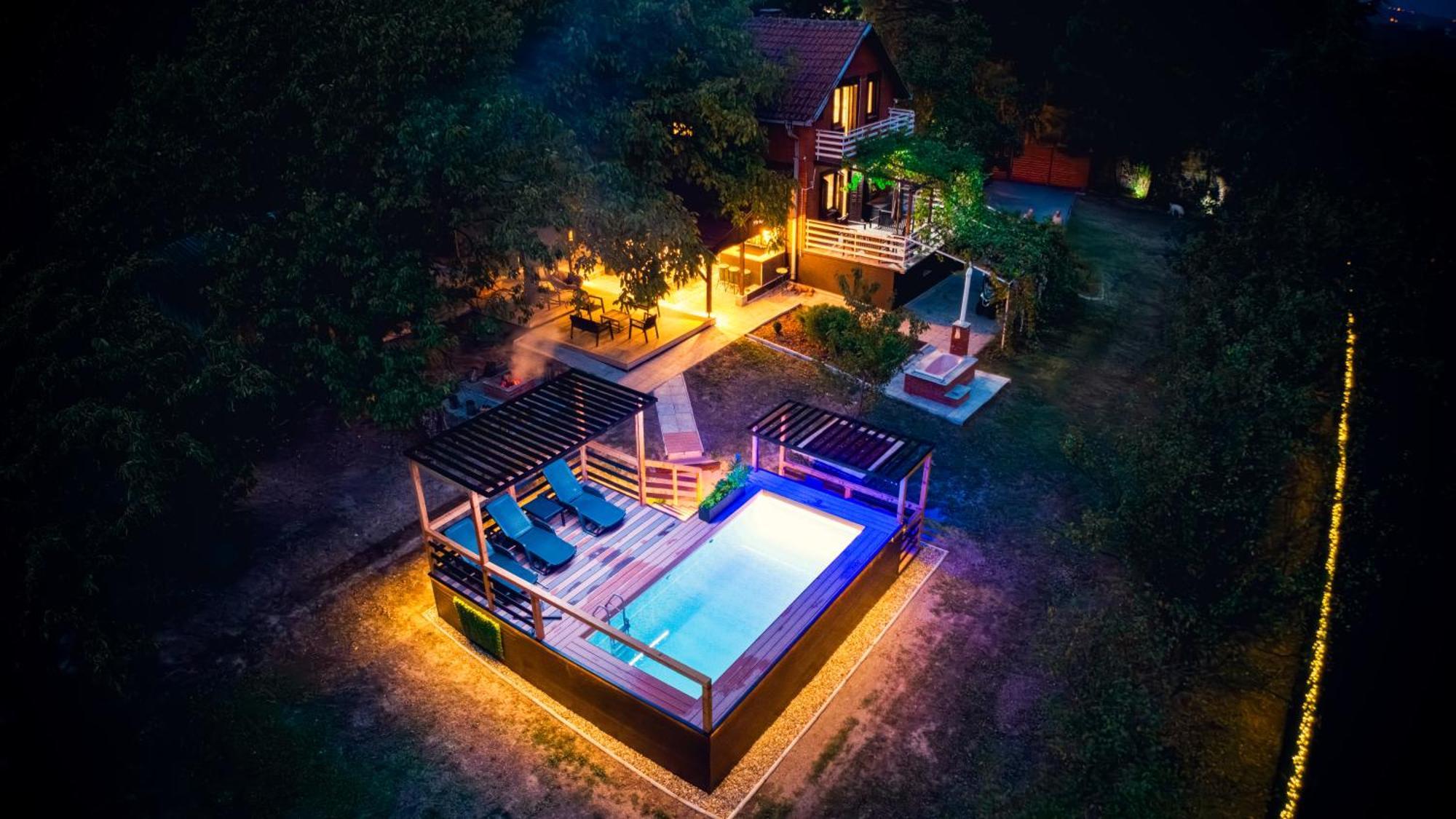 בלגרד Villa Dijana - Pool, Spa, Outdoor Kitchen מראה חיצוני תמונה